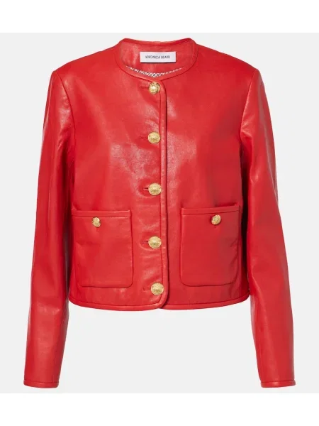 Geanta de piele Veronica Beard roșu