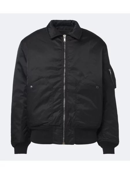 Geacă Rick Owens din țesătură twill negru
