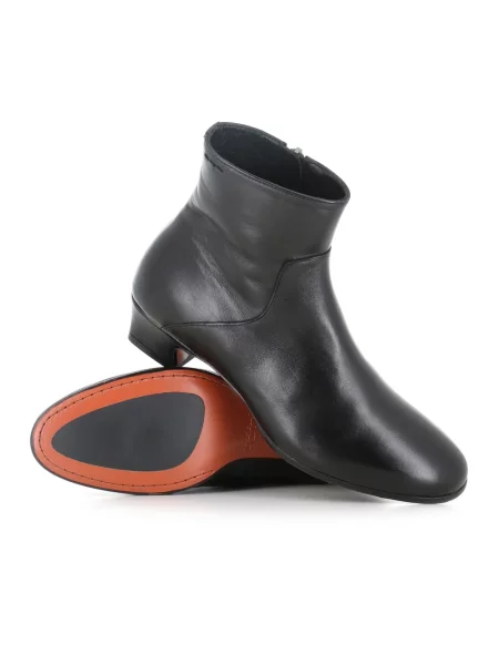 Buty do kostki Alexander Hotto skórzane czarne