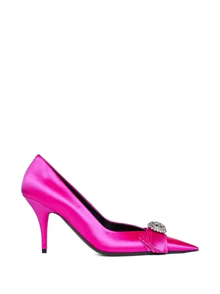 Pantofi cu toc Balenciaga din satin roz