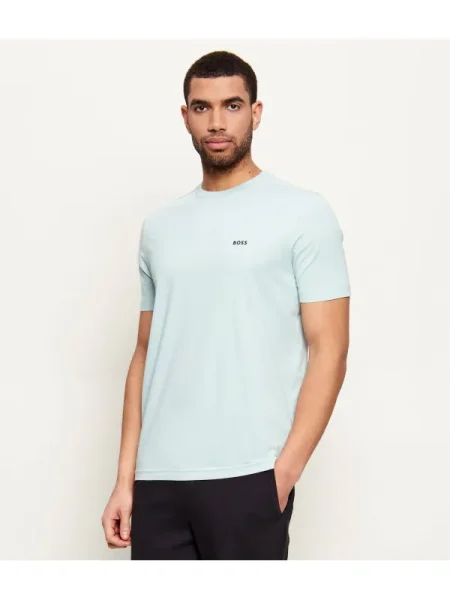 BOSS GREEN Tricou | stretch verde