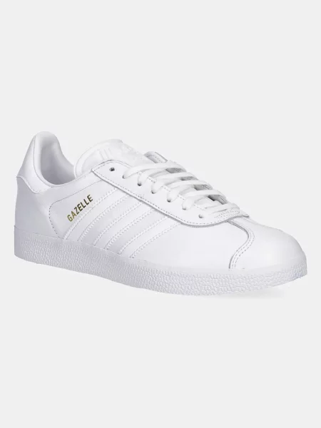 Обувки adidas Originals Gazelle с равна подметка бяло