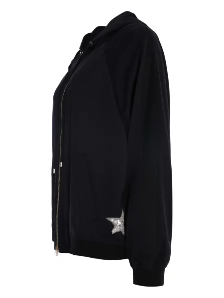 Bluza z kapturem Lorena Antoniazzi z kapturem czarna