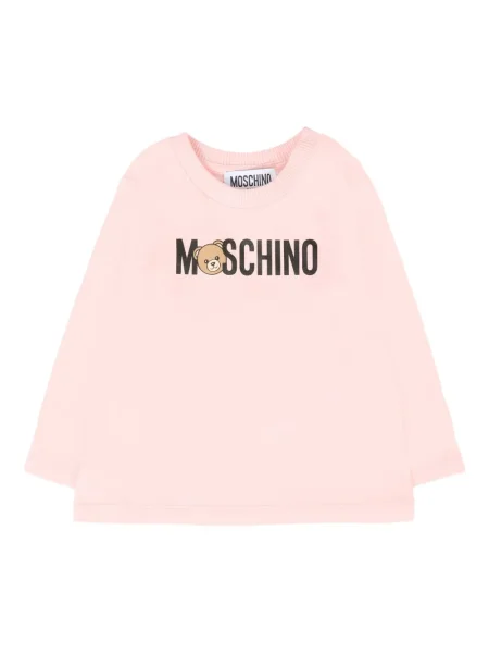 Bluza dziecięca Moschino różowa