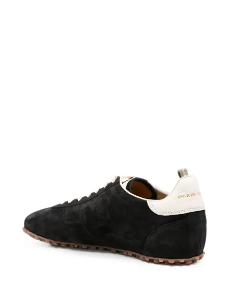 Sneakerși Officine Creative din piele de căprioară negru
