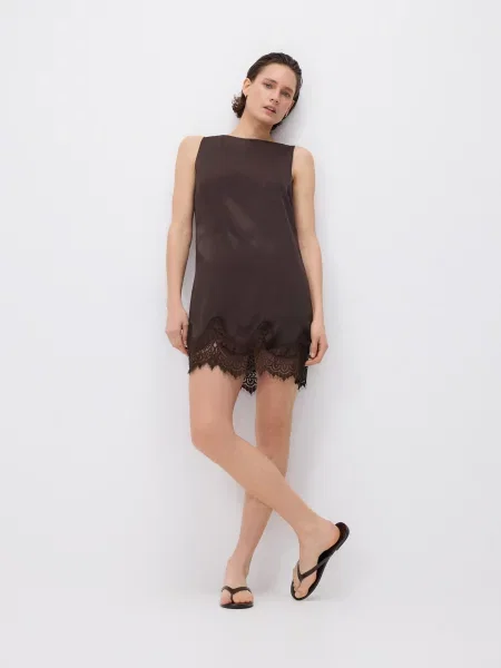 Костюмна сукня Reserved коричнева