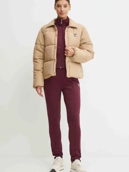 Bluza FILA Lamoni Cropped Track winetasting czerwona