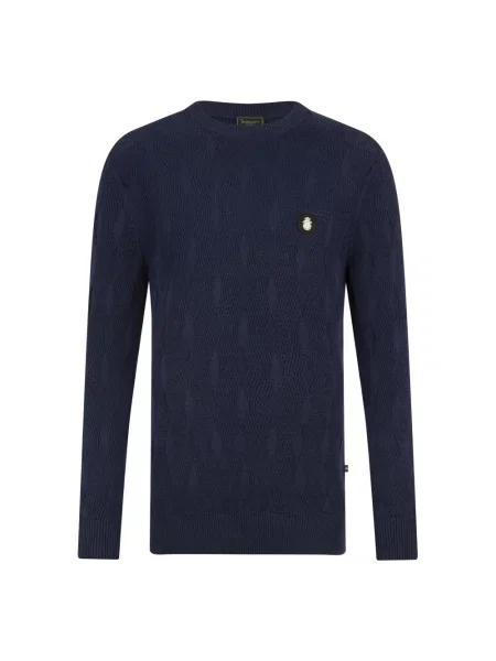 Sweter Billionaire wełniany niebieski