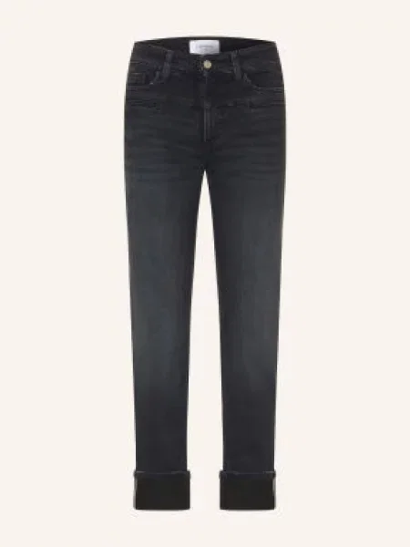 Cambio Rovné Džíny Pearlie dark cozy well worn