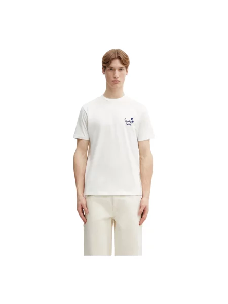 Paul Smith t-shirt FLOCK PRINT biała