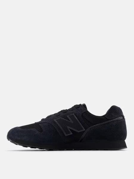 Замшевые кроссовки New Balance 373 черные