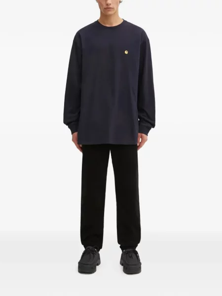 Παντελόνι Carhartt Wip κοτλέ μαύρο