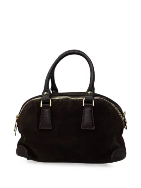 Τσάντα shopper Avenue 67 σουέτ καφέ