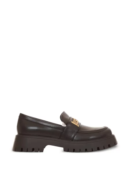 Chunky loaferice Just Cavalli s autogramom crna