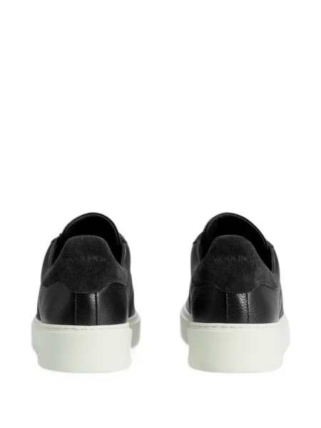 Sneakersy Woolrich skórzane czarne