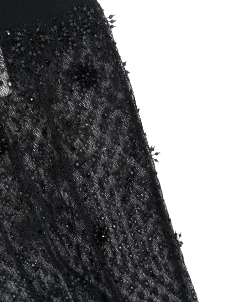 Fusta maxi Isabel Marant din dantelă negru