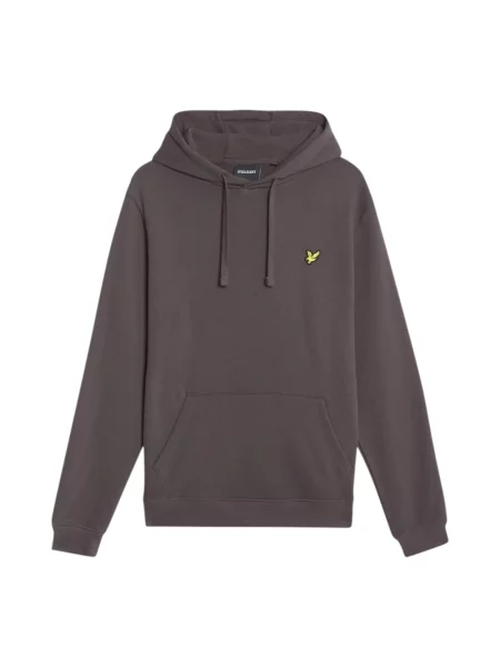 Bluza z kapturem Lyle & Scott z kapturem fioletowa