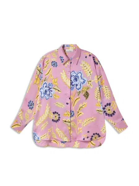 Lola Casademunt Halenka / námořnická modř / tmavě žlutá / pink modrá