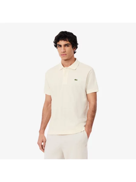 Поло Lacoste бежевое