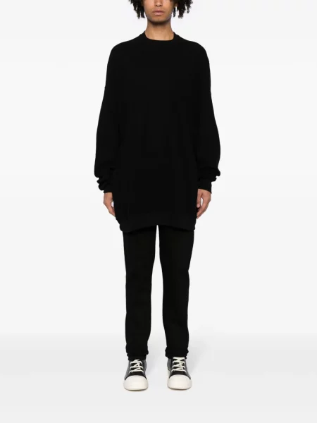 Hanorac crewneck Rick Owens negru