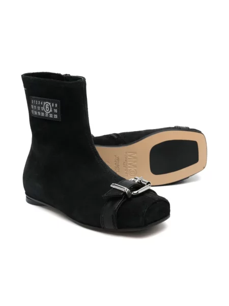 Botki dziecięce Mm6 Maison Margiela czarne