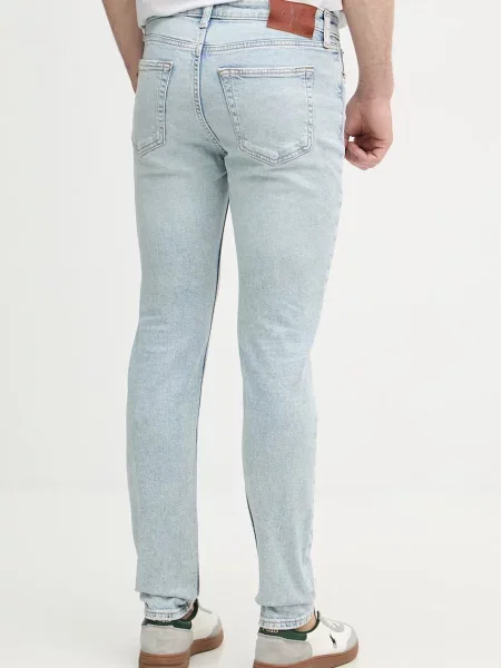 Calvin Klein Jeans jeansy slim fit niebieskie