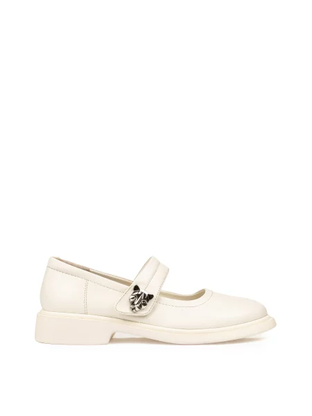 Шкіряні Туфлі Alex Bell молочний