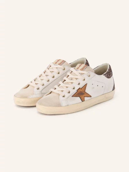 Golden Goose Trampki Super-Star beige białe