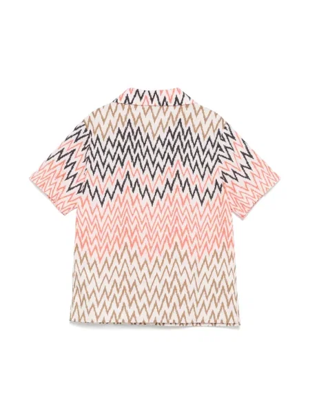 Koszula dziecięca Missoni różowa