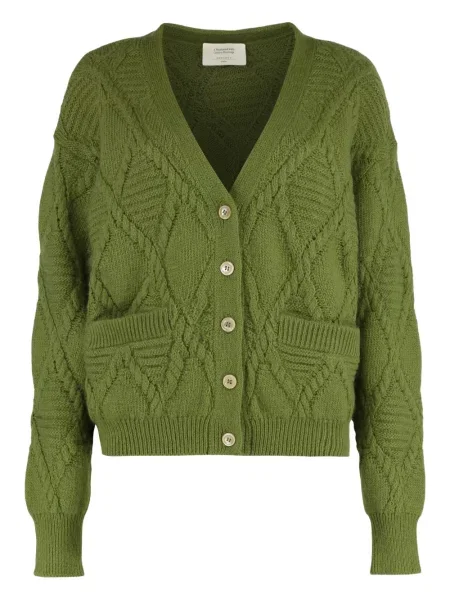 Voiaj cardigan Weekend Max Mara tricotate verde