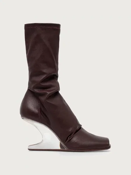Rick Owens Lilies Cantilever 8 botki z odkrytymi palcami