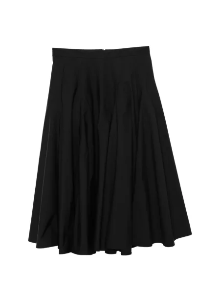 Fustă Jnby drapată evazată negru