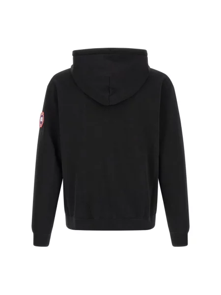 Bluza z kapturem Canada Goose czarna