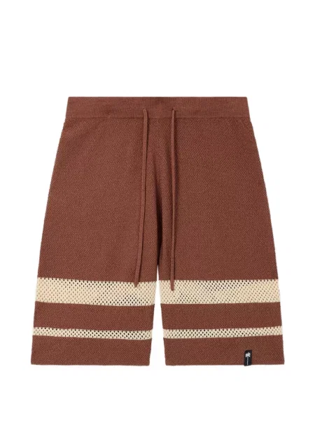 Pantaloni scurți Palm Angels maro