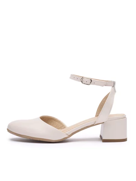 RYŁKO Čevlji s in s paščki ecru