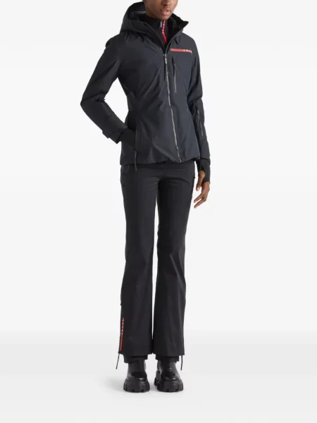 Pantaloni de schi Prada stretch negru