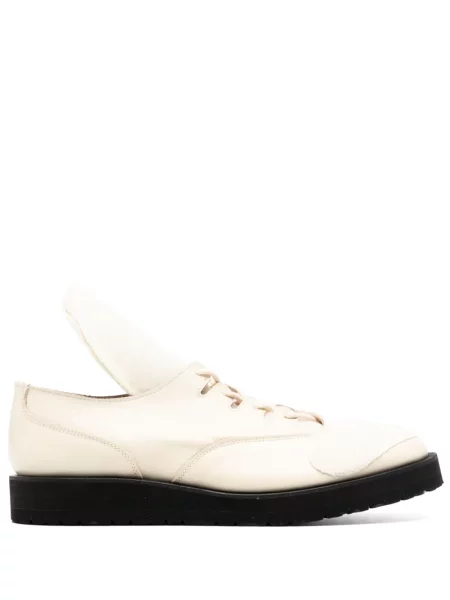 Pantofi derby Yohji Yamamoto cu șireturi din piele