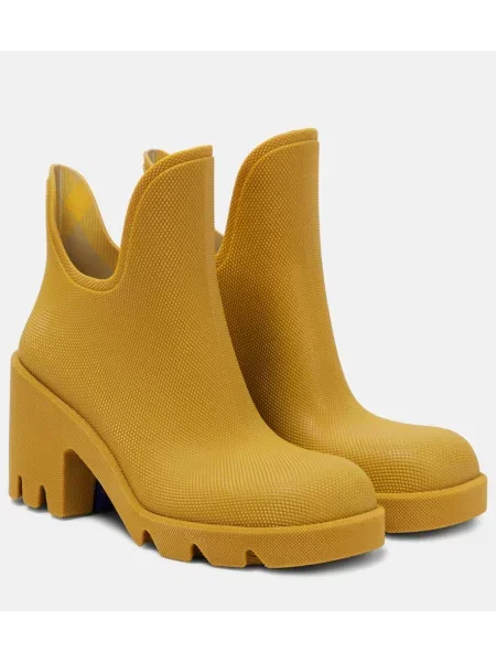 Cizme scurte Burberry galben