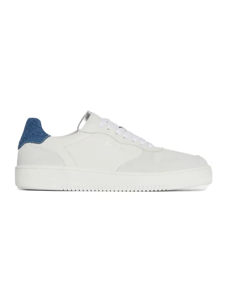 Sneakersy Barbour skórzane białe