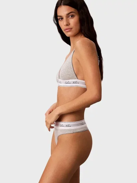 Стринги Calvin Klein серые