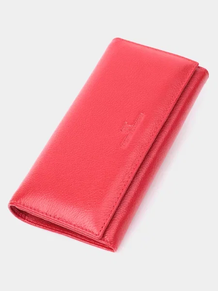 ST Leather Accessories Гаманець Шкіра червоний