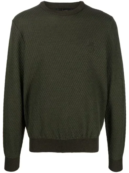 Pulover Billionaire tricotate verde