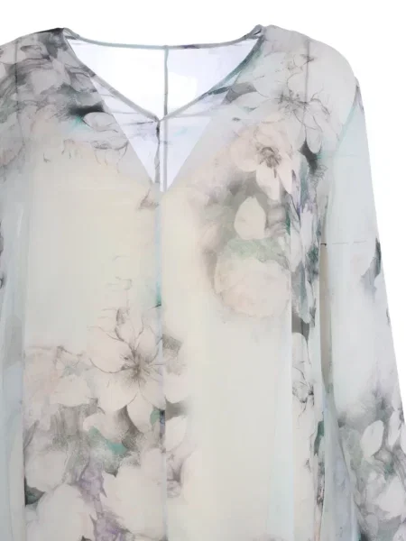 Rochie maxi Alberta Ferretti cu model floral cu imagine
