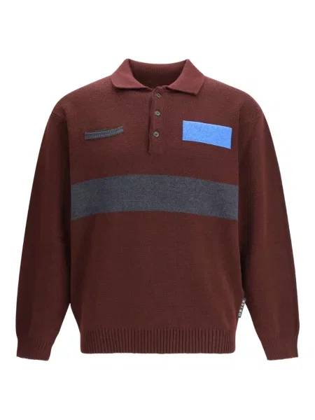 Polo Gr10k cu dungi roșu