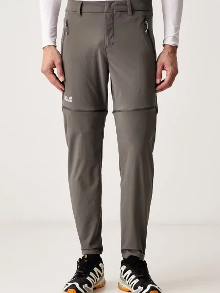 Jack Wolfskin pantaloni de trekking pentru bărbați HIKEOUT gri