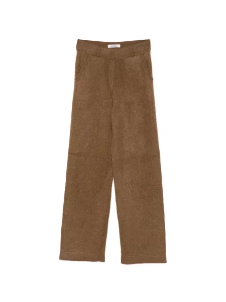 Pantaloni Dorothee Schumacher tricotate maro