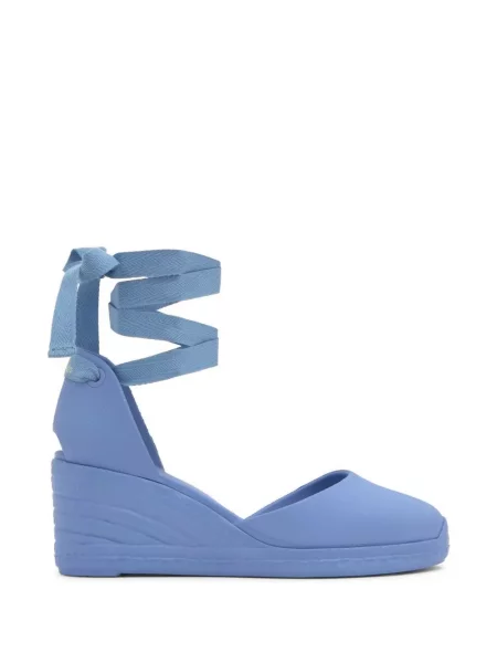 Espadrile Castaner cu pană albastru