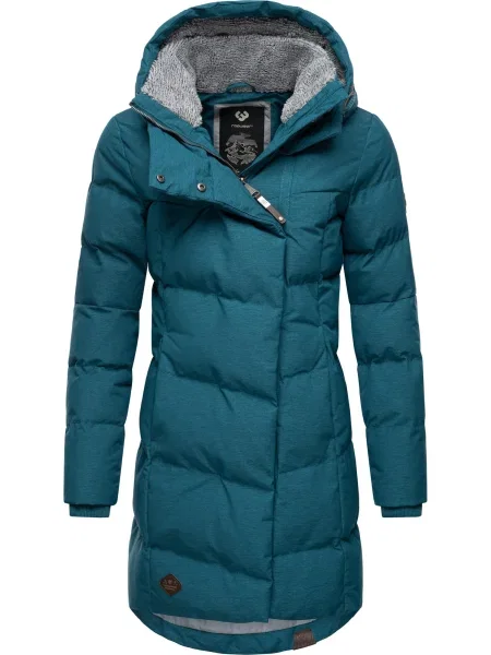 Ragwear Palton de iarnă Pavla petrol verde
