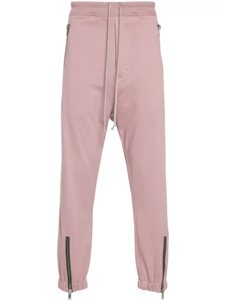 Kalhoty Rick Owens růžové