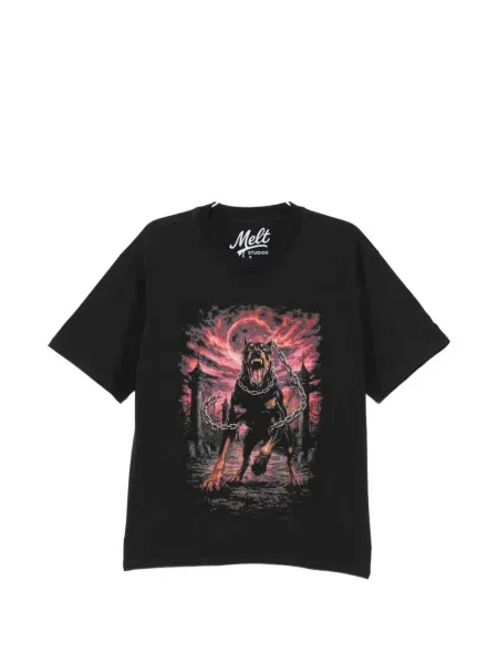 Tricou Melt cu imagine negru